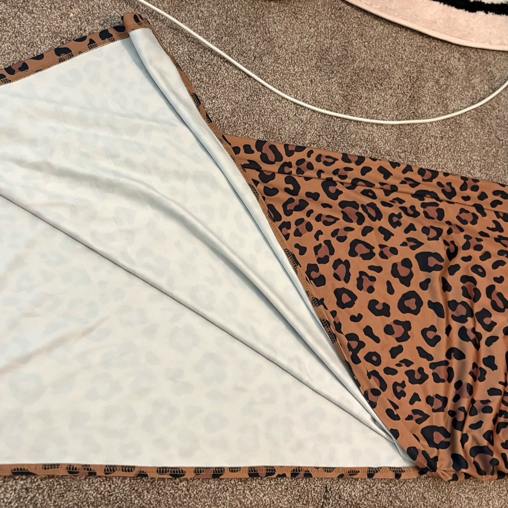 SHEIN Leopard Print Fabric